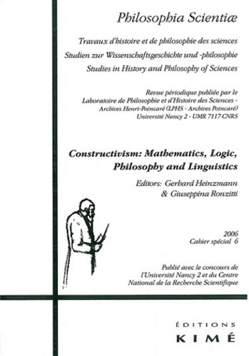 Emprunter Philosophia Scientiae Cahier spécial N° 6 : Constructivism : Mathematics, Logic, Philosophy and Ling livre