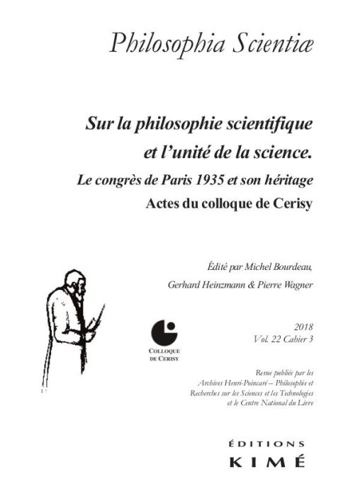 Emprunter Philosophia Scientiae Volume 22 N°3/2018  : Sur la philosophie scientifique. L'héritage du Congrès d livre