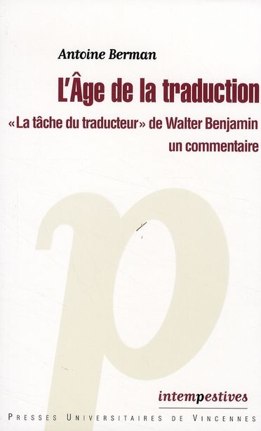 Emprunter L'Age de la traduction. 