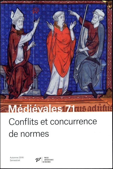 Emprunter Médiévales N° 71, automne 2016 : Conflits et concurrence de normes livre