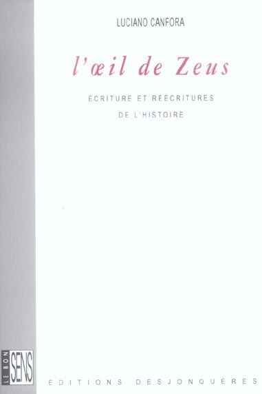 Emprunter L'OEIL DE ZEUS livre