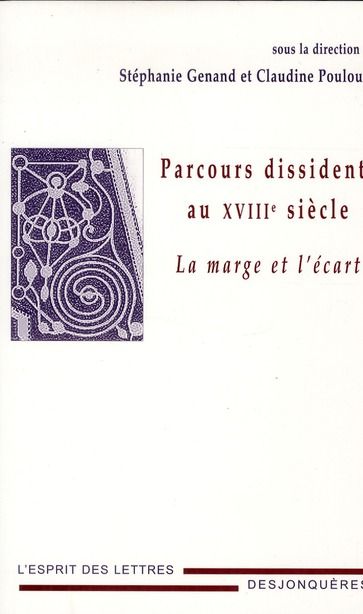 Emprunter PARCOURS DISSIDENTS AU XVIIIE SIECLE livre