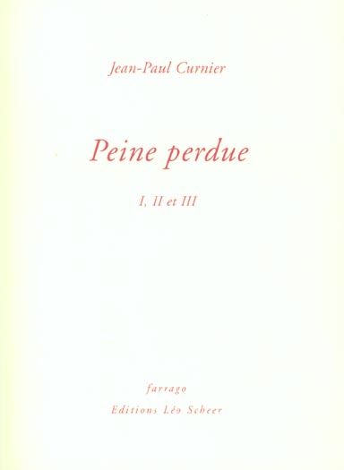 Emprunter Peine perdue livre