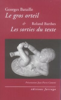 Emprunter Le gros orteil %3B Les sorties du texte livre