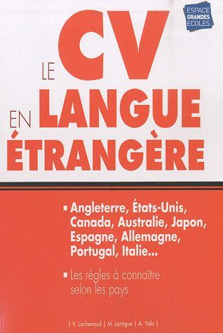 Emprunter Le CV en langue étrangère livre