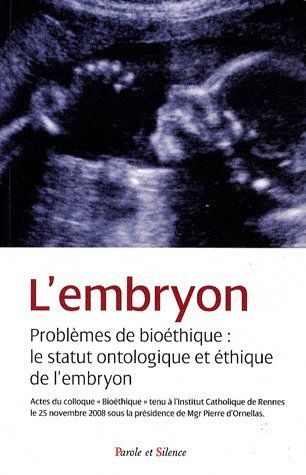 Emprunter EMBRYON, STATUT ONTOLOGIQUE ET ETHIQUE (L') livre