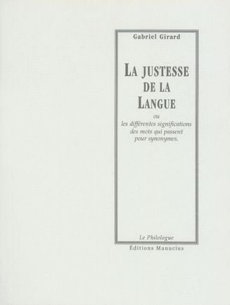 Emprunter LA JUSTESSE DE LA LANGUE livre