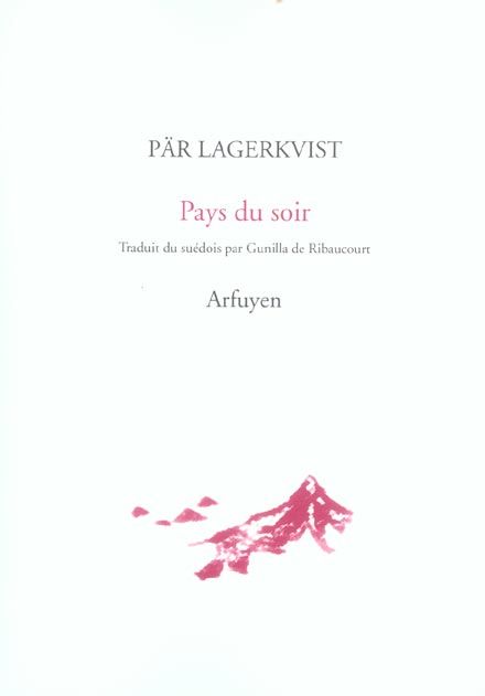 Emprunter Pays du soir. Edition bilingue Français-Suédois livre