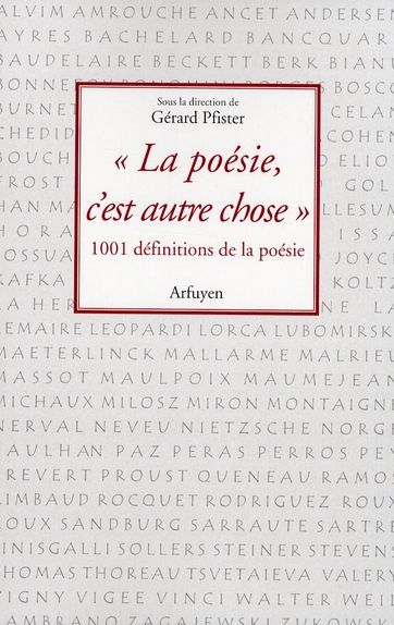 Emprunter La poésie, c'est autre chose. Mille et une définitions de la poésie livre