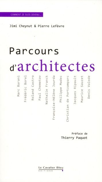 Emprunter Parcours d'architectes livre