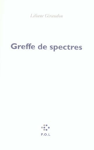 Emprunter GREFFE DE SPECTRES livre