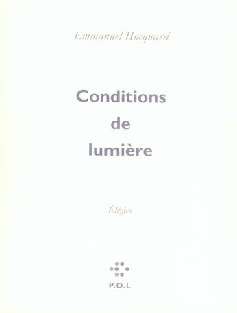 Emprunter Conditions de lumière livre