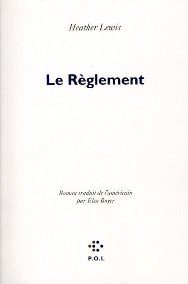 Emprunter Le règlement livre