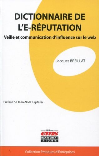 Emprunter Dictionnaire de l'E-réputation. Veille et communication d'influence sur le web livre