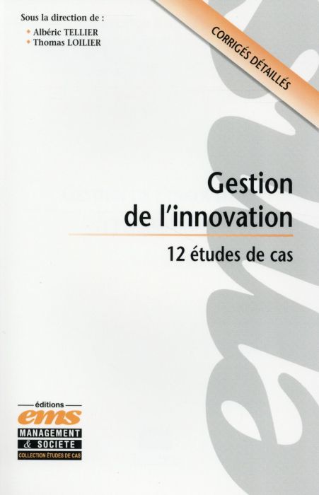 Emprunter Gestion de l'innovation. 12 études de cas livre