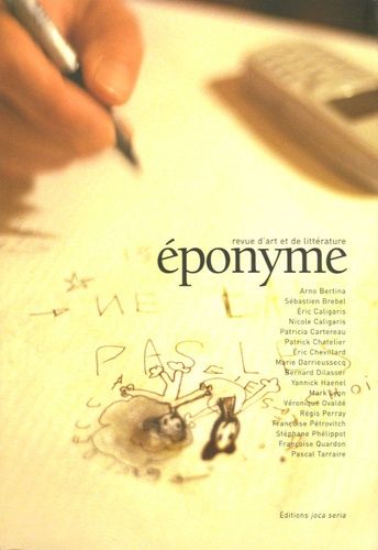 Emprunter Eponyme N° 1, Automne 2005 livre