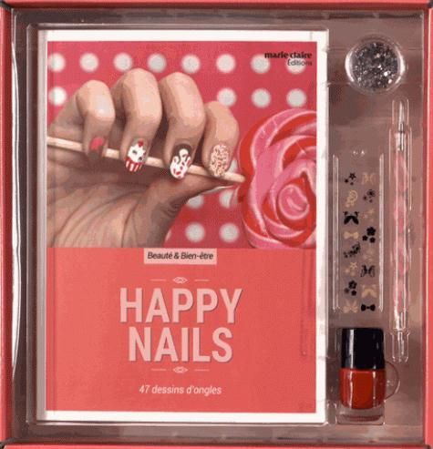 Emprunter Happy Nails. Coffret livre + vernis + Dotting tool + glitters + stickers livre