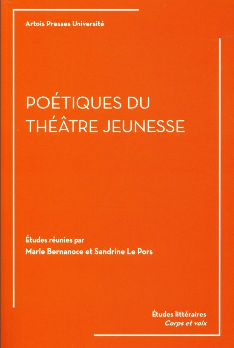 Emprunter Poétiques du théâtre jeunesse livre