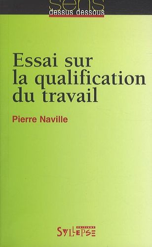 Emprunter Essai sur la qualification du travail livre