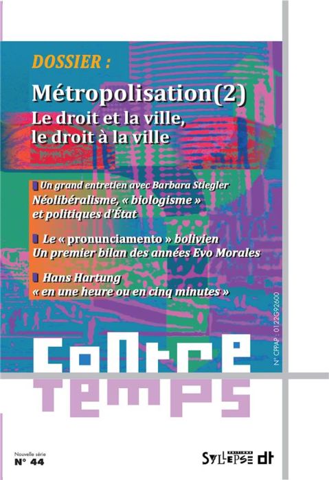 Emprunter METROPOLISATION (2) - LE DROIT ET LA VILLE, LE DROIT A LA VILLE livre