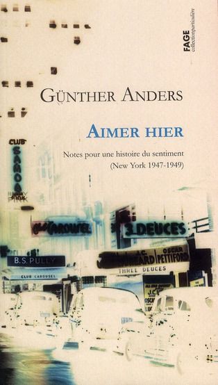 Emprunter Aimer hier. Notes pour une histoire du sentiment livre