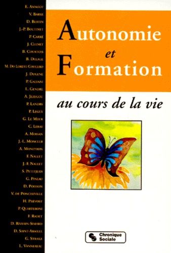 Emprunter AUTONOMIE ET FORMATION. Au cours de la vie livre