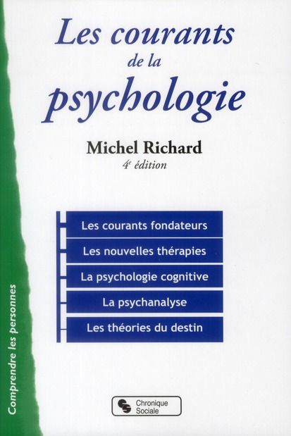 Emprunter Les courants de la psychologie. 4e édition livre