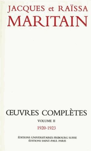 Emprunter Oeuvres complètes. Volume 2 (1920-1923) livre