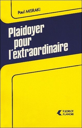 Emprunter Plaidoyer pour l'extraordinaire livre