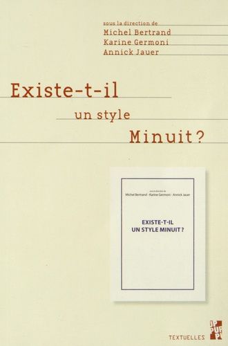 Emprunter EXISTE T IL UN STYLE MINUIT livre