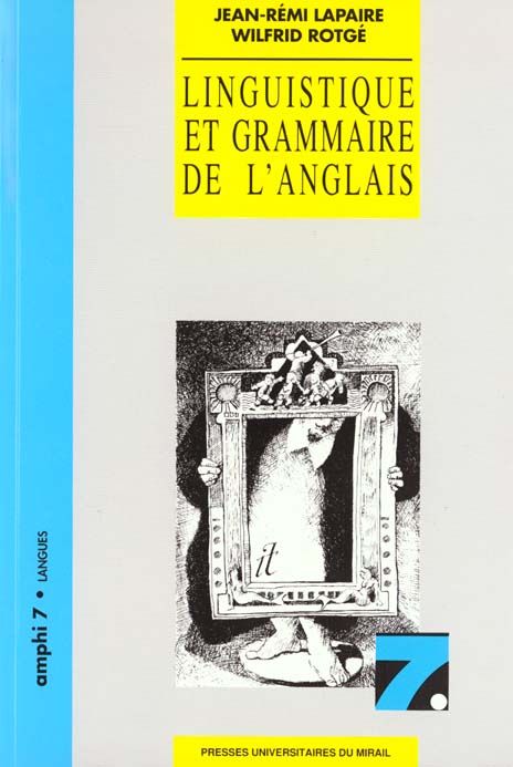 Emprunter Linguistique et grammaire de l'anglais livre