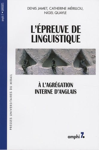 Emprunter L'épreuve de linguistique à l'agrégation interne d'anglais livre