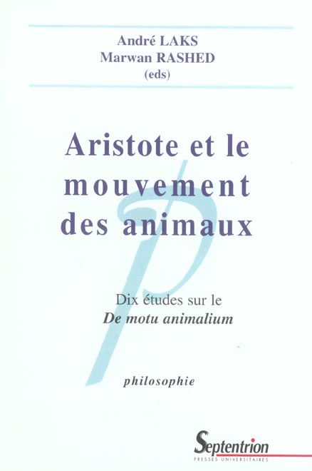 Emprunter Aristote et le mouvement des animaux. Dix études sur le De motu animalium livre