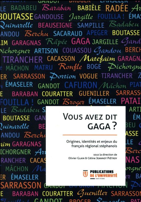 Emprunter Vous avez dit gaga ? Origines, identités et enjeux du français régional stéphanois, avec 1 CD audio livre