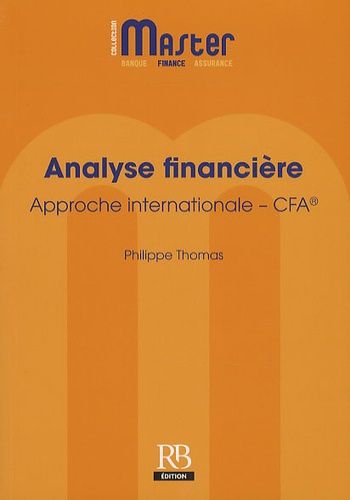 Emprunter ANALYSE FINANCIERE. APPROCHE INTERNATIONALE - CFA livre