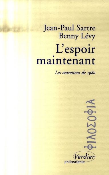 Emprunter L'espoir maintenant. Les entretiens de 1980 livre