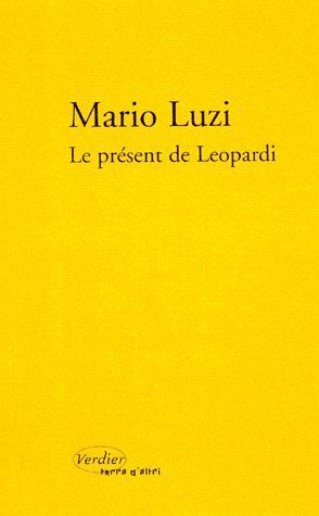 Emprunter Le présent de Leopardi livre