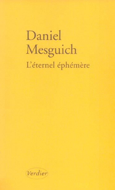 Emprunter L'éternel éphémère. Suivi de Le sacrifice par Jacques Derrida livre