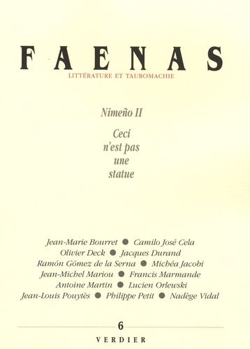 Emprunter Faenas/6/Nimeno II Ceci n'est pas une statue livre