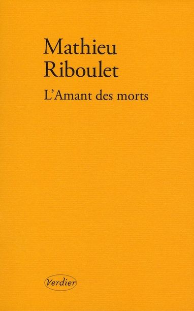 Emprunter L'Amant des morts livre