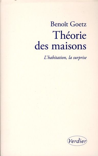 Emprunter Théorie des maisons. L'habitation, la surprise livre