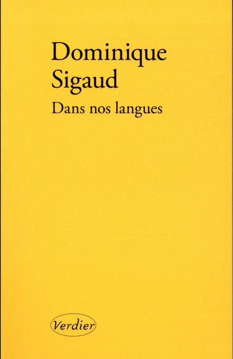 Emprunter Dans nos langues livre