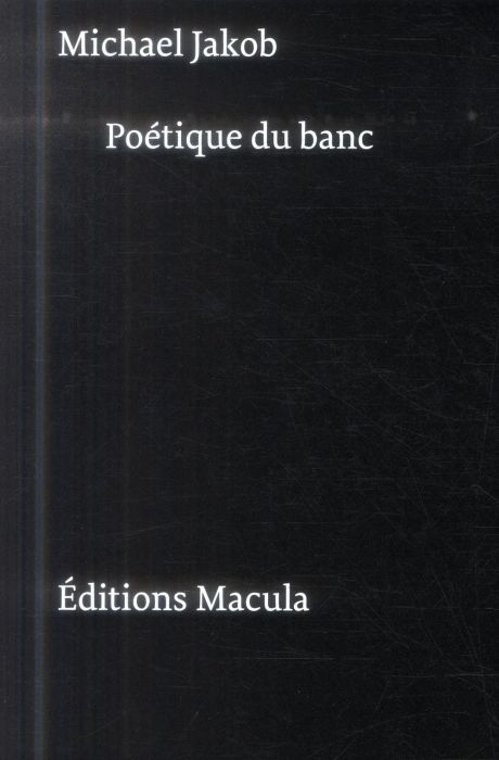 Emprunter Poétique du banc livre