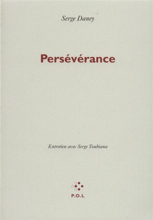 Emprunter PERSEVERANCE - ENTRETIEN livre