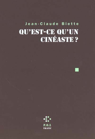 Emprunter QU'EST-CE QU'UN CINEASTE ? livre