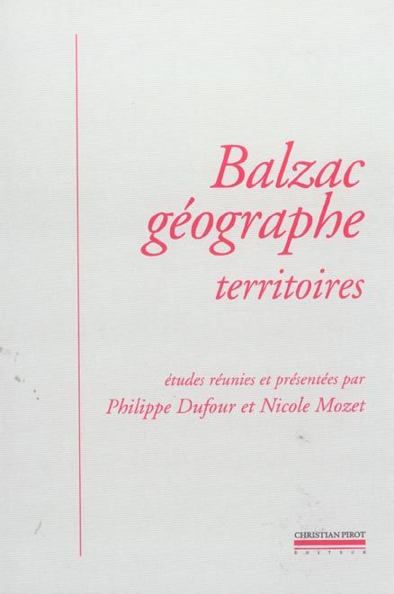 Emprunter Balzac géographe. Territoires livre