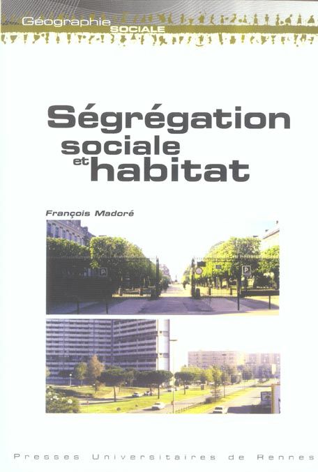 Emprunter Ségrégation sociale et habitat livre