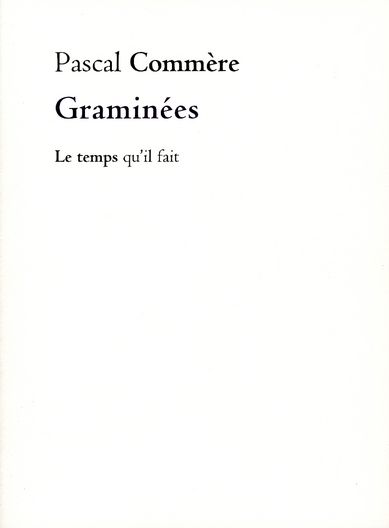 Emprunter Graminées. Un cahier perdu puis retrouvé livre