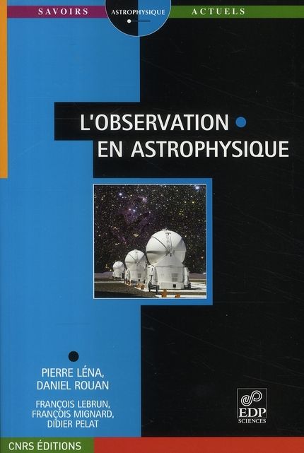 Emprunter OBSERVATION EN ASTROPHYSIQUE (L) livre