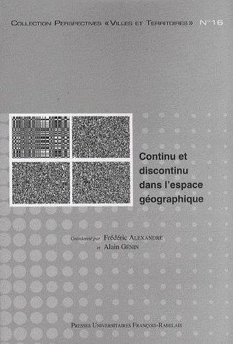 Emprunter Continu et discontinu dans l'espace géographique livre